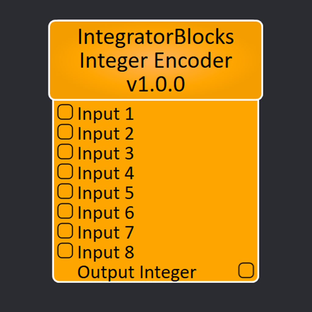 Q-SYS Integer Encoder Plugin