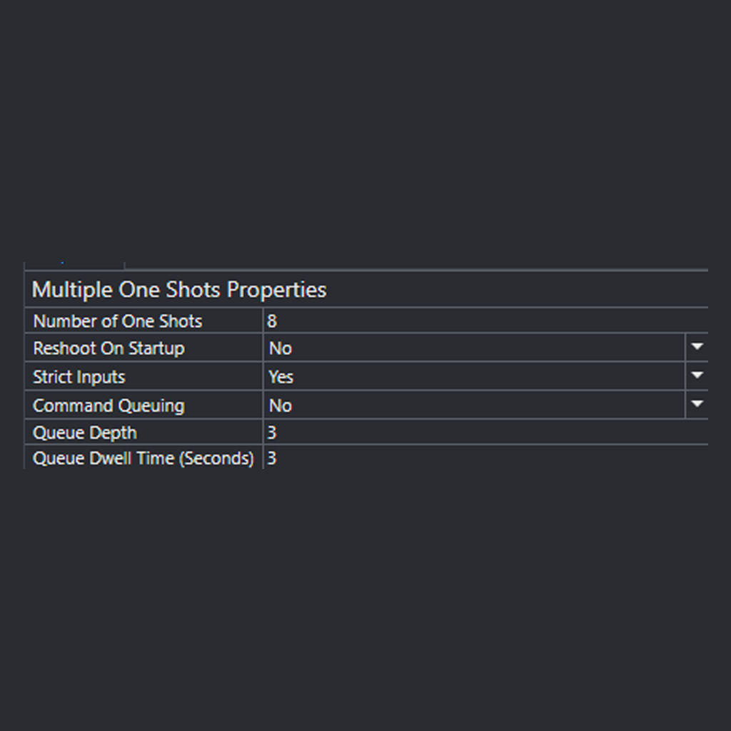 Q-SYS Multiple One Shots Plugin