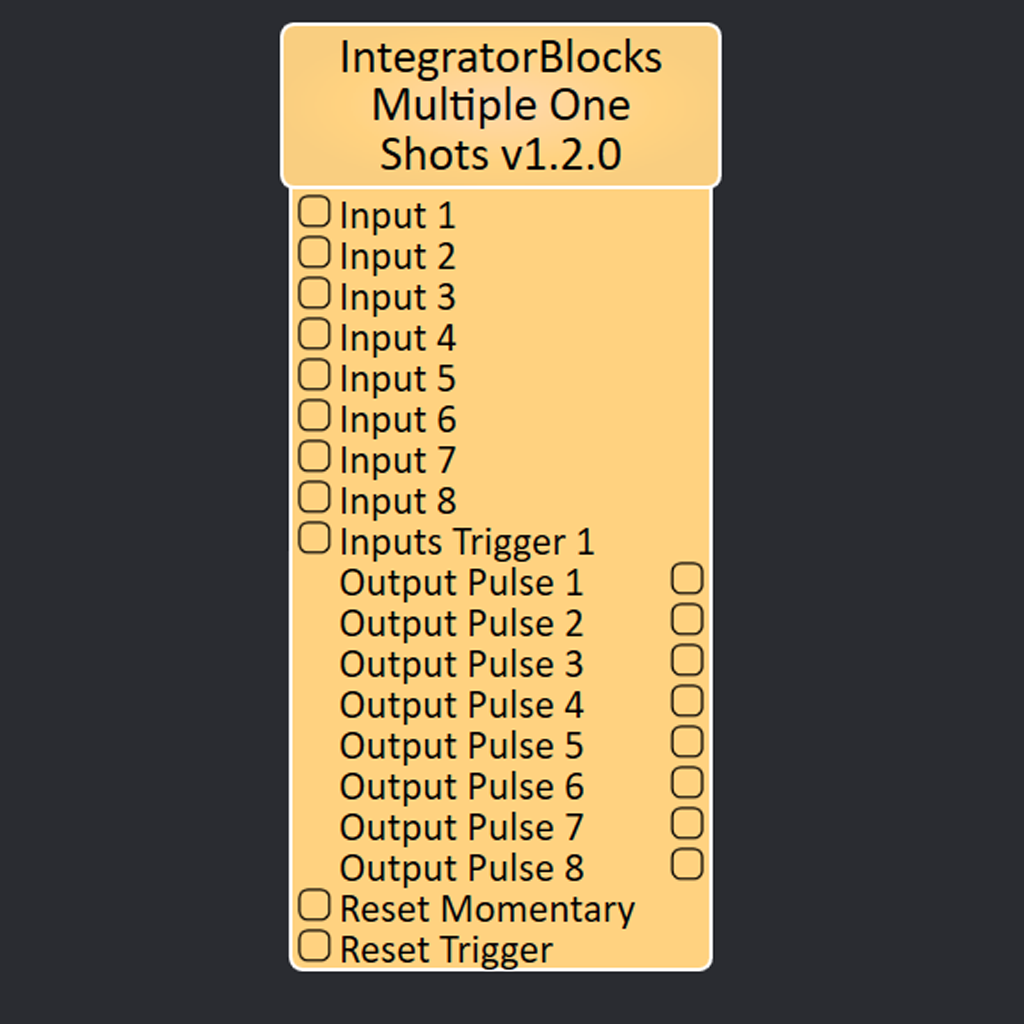 Q-SYS Multiple One Shots Plugin