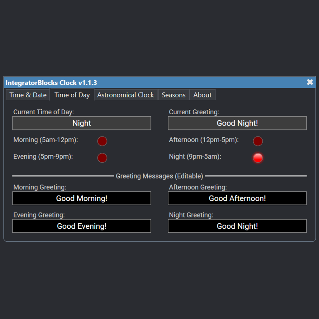 Q-SYS Better Clock Plugin