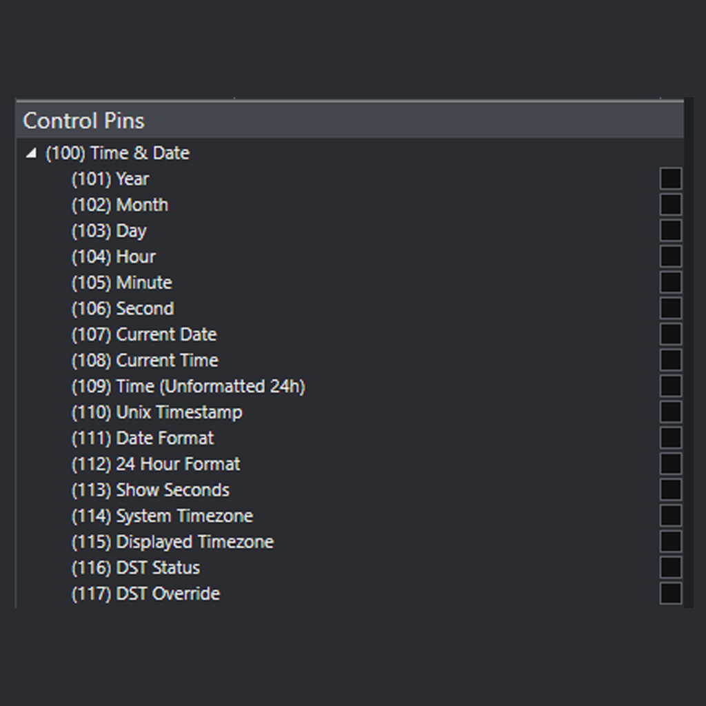 Q-SYS Better Clock Plugin